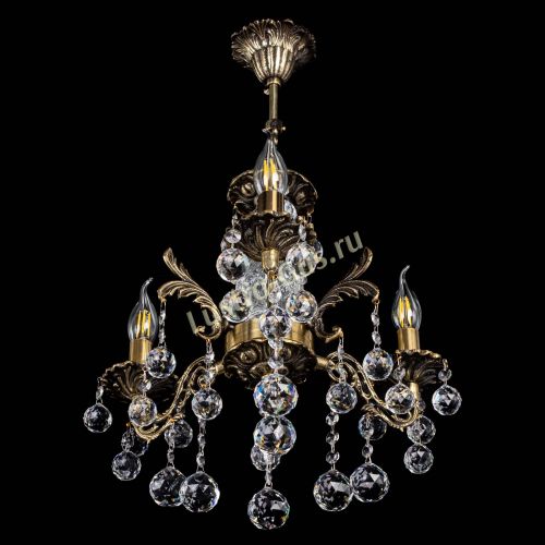 Люстра бронзовая Алфея №3/2 Шар в Симферополе Гусь Хрустальный