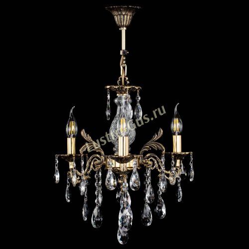 Люстра бронзовая Алфея №3/2 Журавлик в Симферополе Гусь Хрустальный