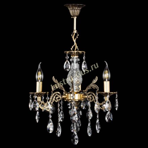 Люстра бронзовая Алфея №3/2 Звездочка в Симферополе Гусь Хрустальный