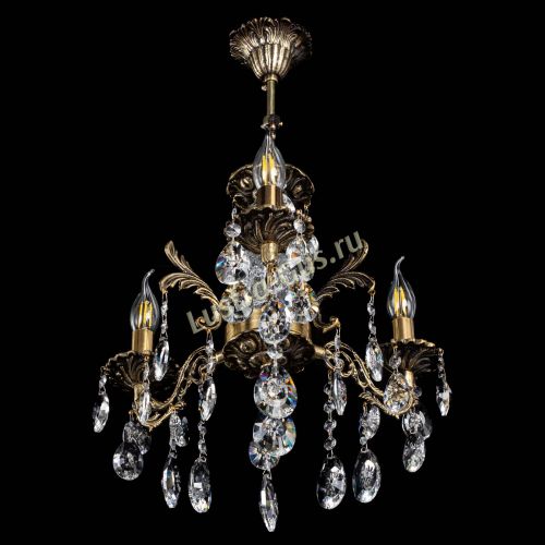 Люстра бронзовая Алфея №3/2 Звездочка в Симферополе Гусь Хрустальный