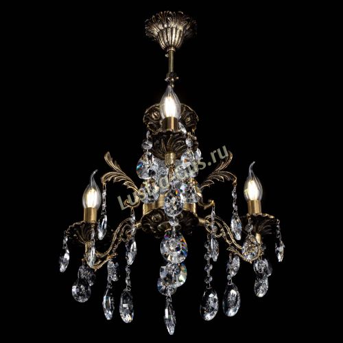 Люстра бронзовая Алфея №3/2 Звездочка в Симферополе Гусь Хрустальный