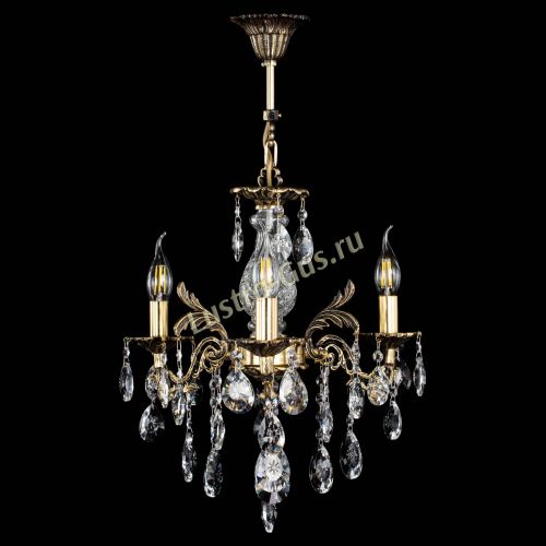 Люстра бронзовая Алфея №3/2 Звездочка в Симферополе Гусь Хрустальный