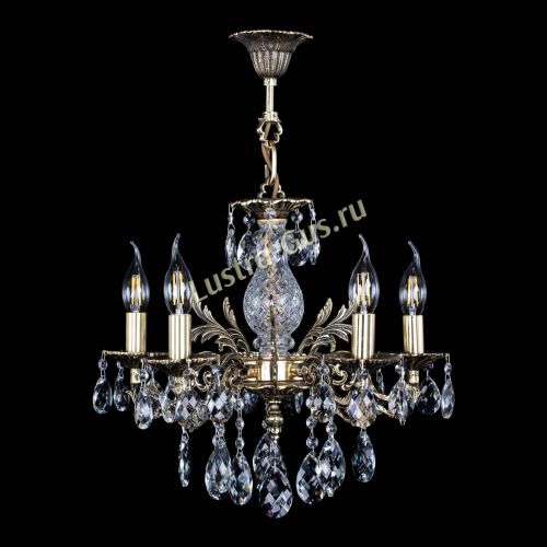 Люстра бронзовая Алфея №5/1 Баден в Симферополе Гусь Хрустальный
