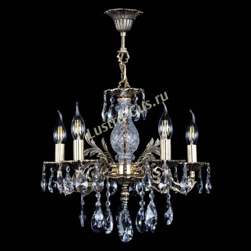 Люстра бронзовая Алфея №5/1 Лучик в Симферополе Гусь Хрустальный