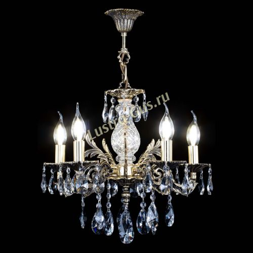 Люстра бронзовая Алфея №5/1 Лучик в Симферополе Гусь Хрустальный