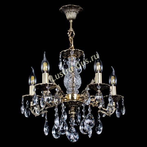 Люстра бронзовая Алфея №5/1 Журавлик в Симферополе Гусь Хрустальный