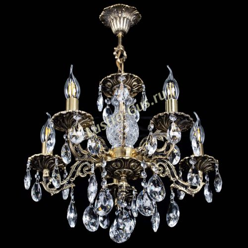 Люстра бронзовая Алфея №5/1 Журавлик в Симферополе Гусь Хрустальный