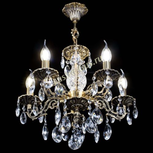 Люстра бронзовая Алфея №5/1 Журавлик в Симферополе Гусь Хрустальный