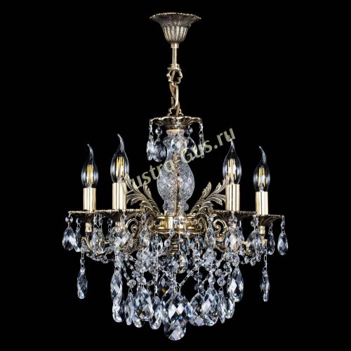 Люстра бронзовая Алфея №5/3 Баден в Симферополе Гусь Хрустальный