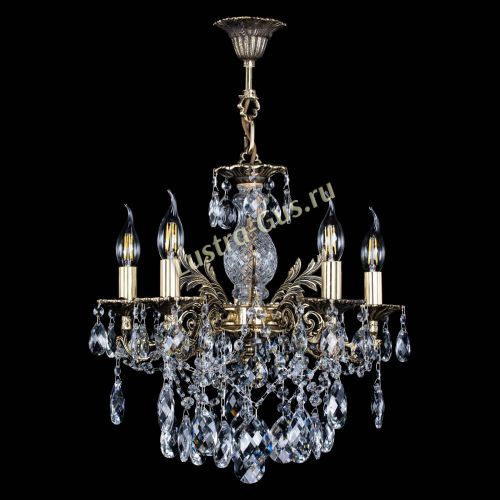 Люстра бронзовая Алфея №5/3 Баден в Симферополе Гусь Хрустальный