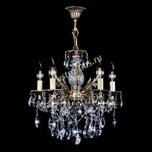 Люстра бронзовая Алфея №5/3 Лучик в Симферополе Гусь Хрустальный