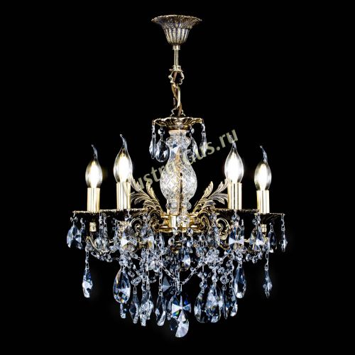 Люстра бронзовая Алфея №5/3 Лучик в Симферополе Гусь Хрустальный