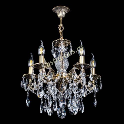 Люстра бронзовая Алфея №5/3 Лучик в Симферополе Гусь Хрустальный