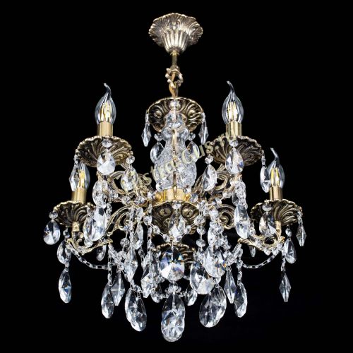 Люстра бронзовая Алфея №5/3 Лучик в Симферополе Гусь Хрустальный