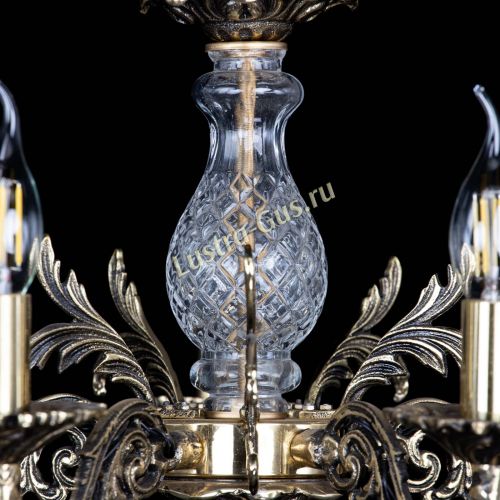 Люстра бронзовая Алфея №5/1 Баден в Симферополе Гусь Хрустальный