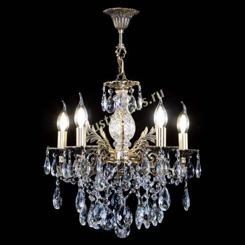 Люстра бронзовая Алфея №5/3 Журавлик в Симферополе Гусь Хрустальный