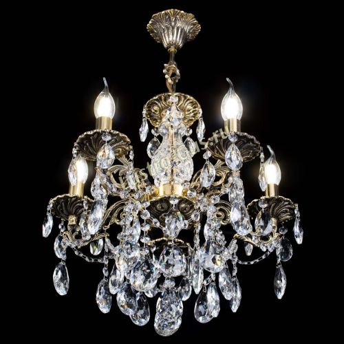 Люстра бронзовая Алфея №5/3 Журавлик в Симферополе Гусь Хрустальный