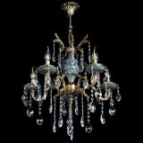 Люстра бронзовая Алфея №5 "Малахит" баден в Симферополе