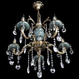 Люстра бронзовая Алфея №5 "Малахит" баден в Симферополе