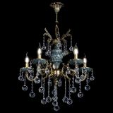 Люстра бронзовая Алфея №5 "Малахит" шар в Симферополе