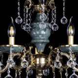 Люстра бронзовая Алфея №5 "Малахит" шар в Симферополе