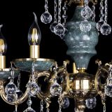 Люстра бронзовая Алфея №5 "Малахит" шар в Симферополе