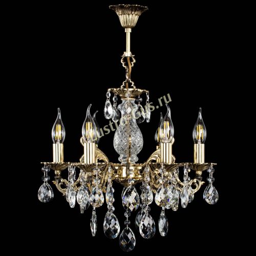 Люстра бронзовая Алфея №6/1 Баден в Симферополе Гусь Хрустальный