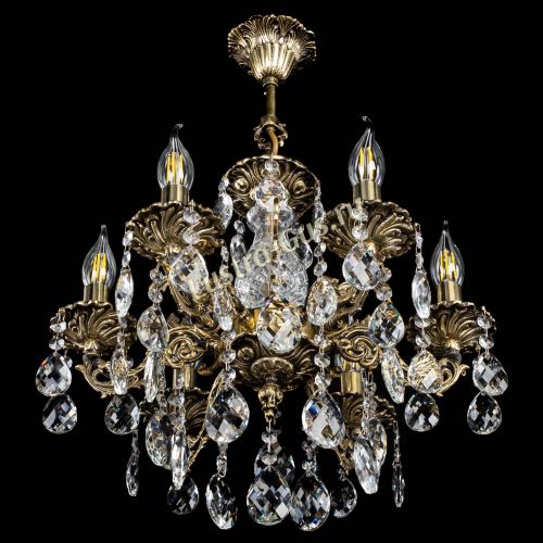 Люстра бронзовая Алфея №6/1 Баден в Симферополе Гусь Хрустальный