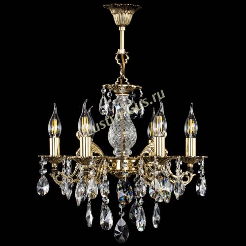 Люстра бронзовая Алфея №6/1 Лучик в Симферополе Гусь Хрустальный