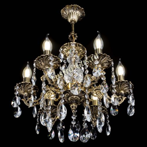 Люстра бронзовая Алфея №6/1 Лучик в Симферополе Гусь Хрустальный