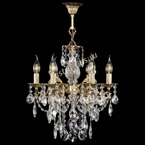 Люстра бронзовая Алфея №6/3 Баден в Симферополе Гусь Хрустальный