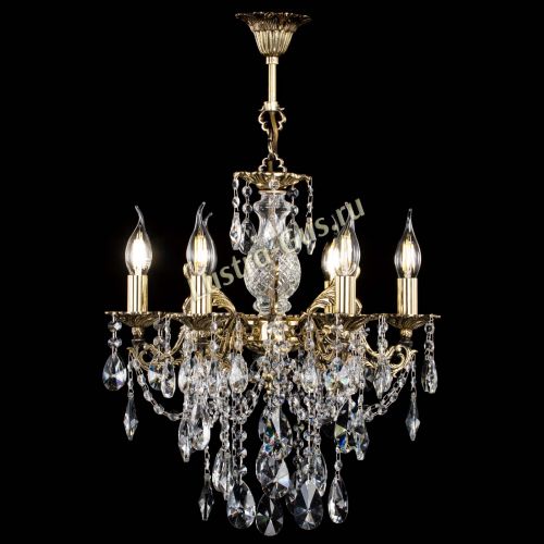 Люстра бронзовая Алфея №6/3 Лучик в Симферополе Гусь Хрустальный