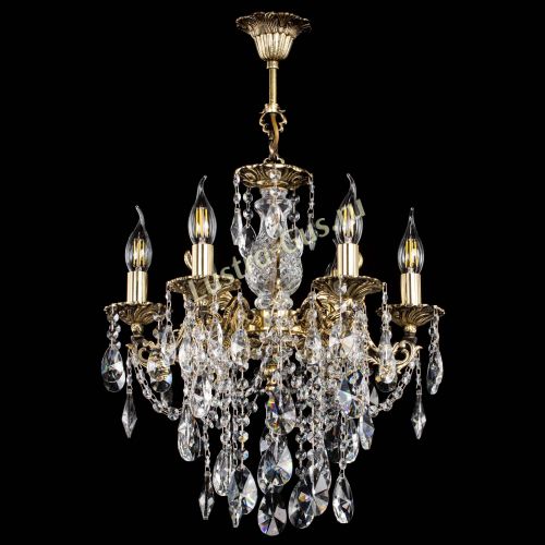 Люстра бронзовая Алфея №6/3 Лучик в Симферополе Гусь Хрустальный