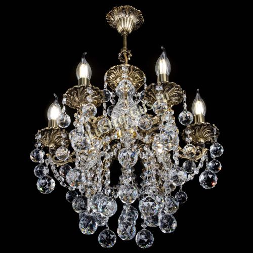 Люстра бронзовая Алфея №6/3 Шар в Симферополе Гусь Хрустальный