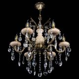 Люстра бронзовая Алфея №6 с камнем шар в Симферополе