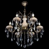 Люстра бронзовая Алфея №6 с камнем шар в Симферополе