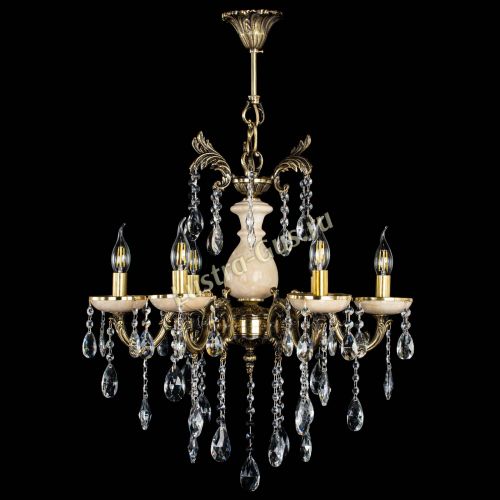 Люстра Алфея №6 с камнем журавлик в Симферополе Гусь Хрустальный