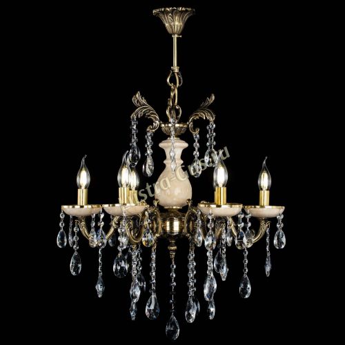 Люстра Алфея №6 с камнем журавлик в Симферополе Гусь Хрустальный