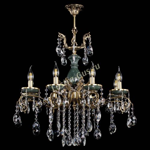 Люстра бронзовая Алфея Малахит №8 баден в Симферополе Гусь Хрустальный