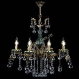 Люстра бронзовая Алфея Малахит №8 шар в Симферополе