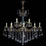 Люстра бронзовая Алфея Малахит №12 шар в Симферополе