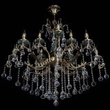 Люстра бронзовая Алфея Малахит №12 шар в Симферополе