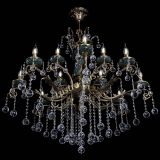 Люстра бронзовая Алфея Малахит №12 шар в Симферополе