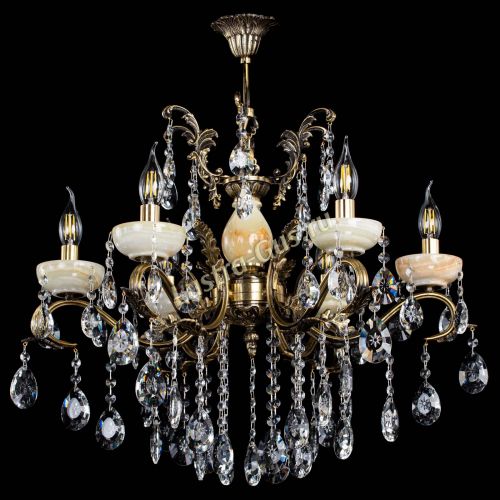 Люстра бронзовая Алфея Оникс №6/2 звездочка в Симферополе Гусь Хрустальный