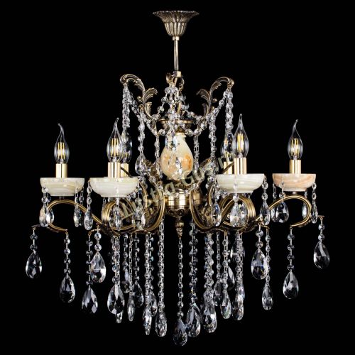 Люстра бронзовая Алфея Оникс №6 журавлик в Симферополе Гусь Хрустальный