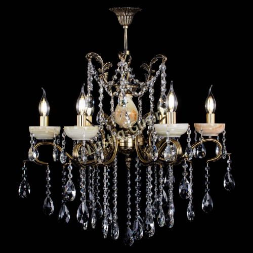 Люстра бронзовая Алфея Оникс №6 журавлик в Симферополе Гусь Хрустальный