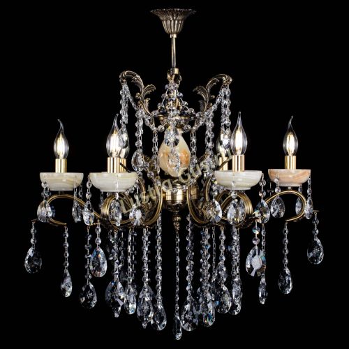 Люстра бронзовая Алфея Оникс №6 звездочка в Симферополе Гусь Хрустальный