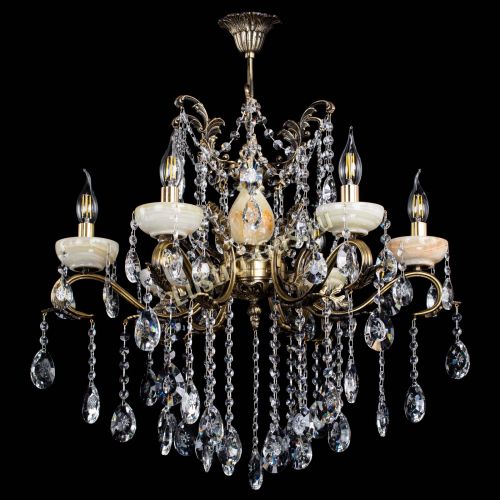 Люстра бронзовая Алфея Оникс №6 звездочка в Симферополе Гусь Хрустальный