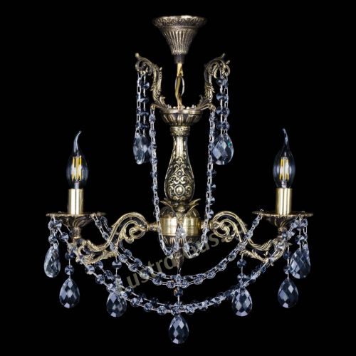 Бронзовая люстра Ариадна №2 Баден в Симферополе Гусь Хрустальный