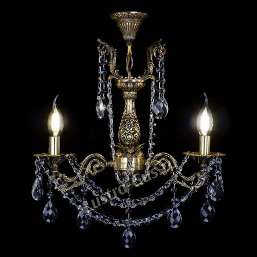 Бронзовая люстра Ариадна №2 Баден в Симферополе Гусь Хрустальный